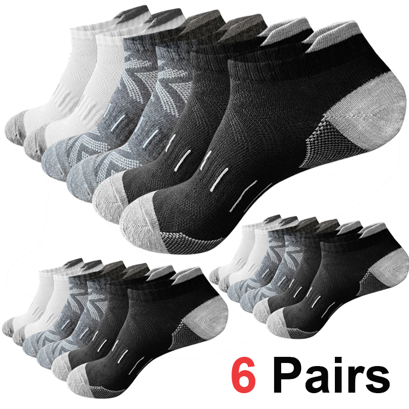 6 пар мужских носков до щиколо – обзор и цена Ankle Sock Low Cut